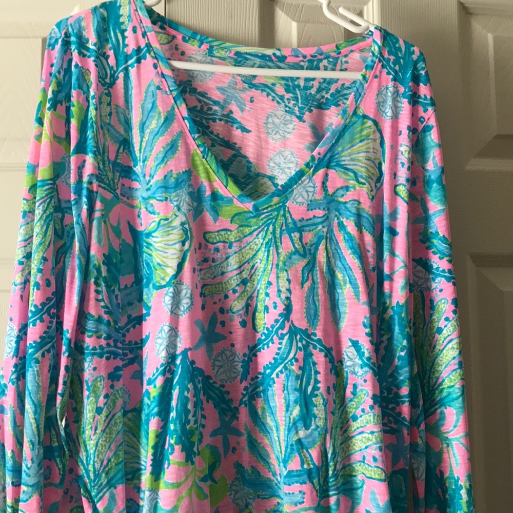 Lilly Pulitzer Etta top size XXL
